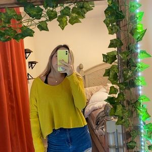 Cute Yellow Long Sleeve